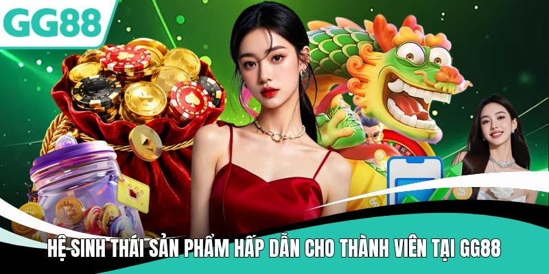 Hệ sinh thái sản phẩm hấp dẫn cho thành viên tại GG88